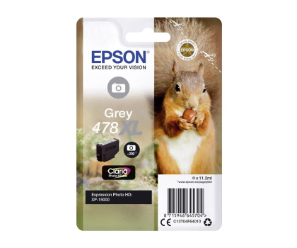 Tusz EPSON 478XLG Grey do XP15000